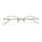 Jewel Optical / Silver Transparent Pink & Blue-Light Lens